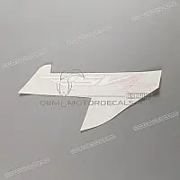 APRILIA Autocollant carénage arrière queue, côté gauche 898545