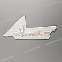 Side cowling decal, right side