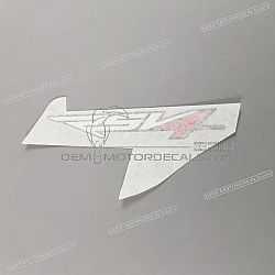 Heckverkleidung Aufkleber, Linke Seite