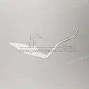 Front cowling decal, left side