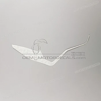 Naklejka na przednią owiewkę (czasza), lewa strona