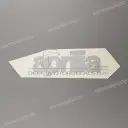 Side cowling decal, left side