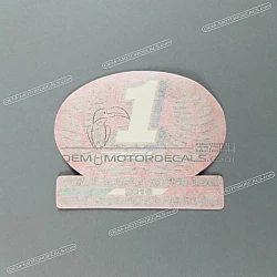 Pegatina cubierta tanque