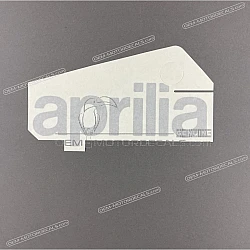 Belly pan decal, left side