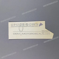 Voorspatbord sticker, rechterkant