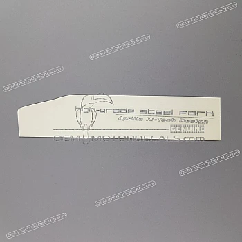 Decal, left side