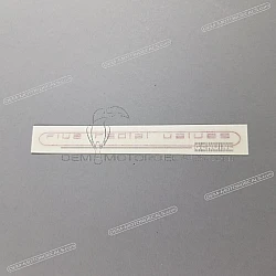 Side cowling decal