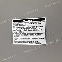 APRILIA Etichetta di avvertenza, Catena AP8157685-14