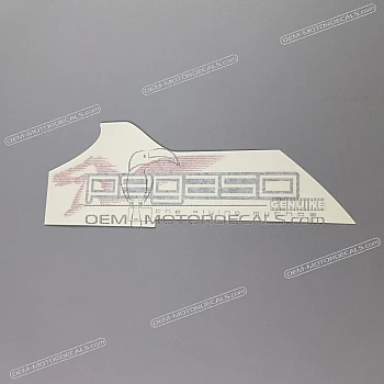 Side cowling decal, left side