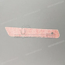 Belly pan decal, right side