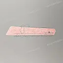 Belly pan decal, left side