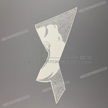 Side cowling decal, left side
