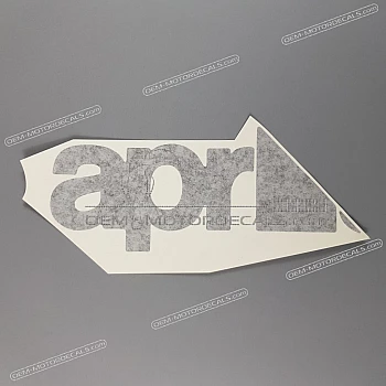 Belly pan decal, right side