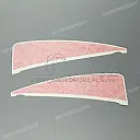 Kontpaneel stickers, set