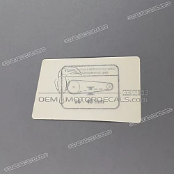 Etiqueta de precaución, Cadena