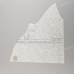 Pegatina de la cubierta del marco, lado izquierdo