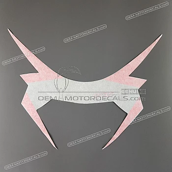 Autocollant de carénage supérieur avant
