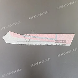 Belly pan decal, left side