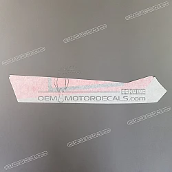Belly pan decal, right side