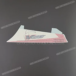 Pegatina colin, lado izquierdo