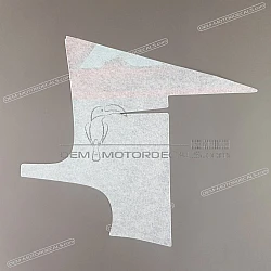 Belly pan decal, right side
