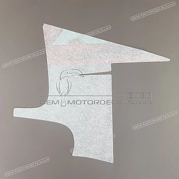 Belly pan decal, right side