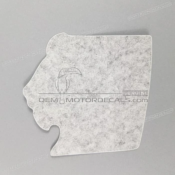 Front cowling decal, left side