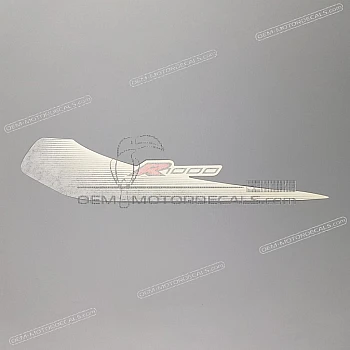 Front cowling decal, left side