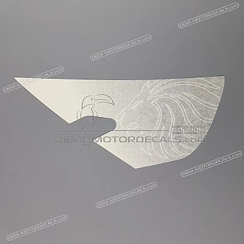 Front cowling decal, left side