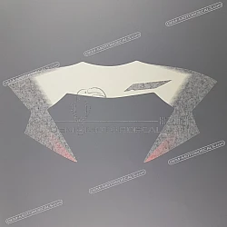 Front cowling decal