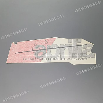Belly pan decal, left side