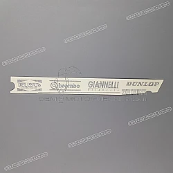 Belly pan decals set, right side