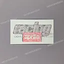 Front fender decal
