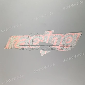 Side cowling decal, right side