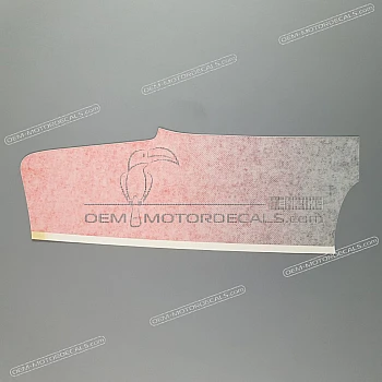 Belly pan decal, right side