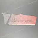 Autocollant bas de carénage, côté gauche