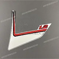 APRILIA Seitenverkleidung Aufkleber, Linke Seite B044298