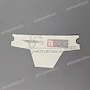 Front cowling decal, left side