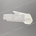 Belly pan decal, right side