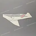 Tail cowl decal, right side