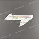 Tail cowl decal, left side