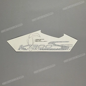 Tail cowl decal, left side