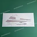 Graphisme de carénage principal K1300S, côté droit