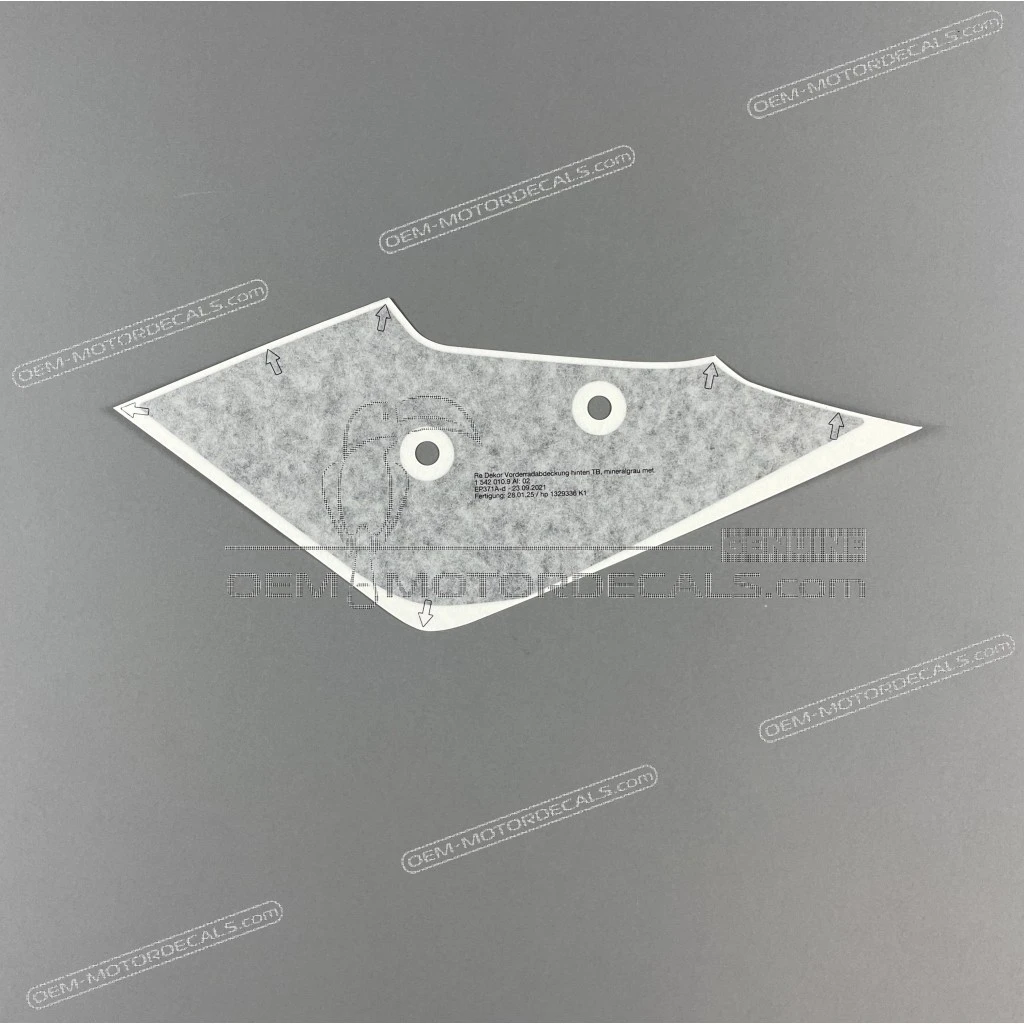 BMW R1250GS Adventure Adesivo Copriruota Anteriore Lato Destro OEM 51141542010