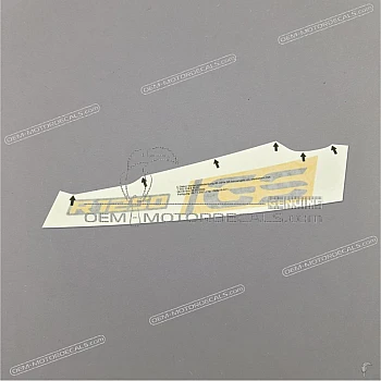 Front cowling decal, left side