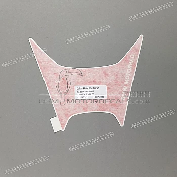 Front cowling decal