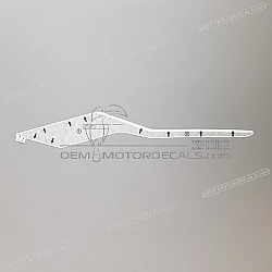 Front cowling decal, right side