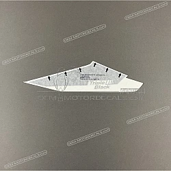 Tail cowl decal, left side