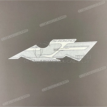 Upper right side fairing S1000 RR lettering decal, right side