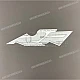 BMW S1000RR Górna prawa owiewka boczna S1000 RR Napis Naklejka Prawa OEM 51148396662